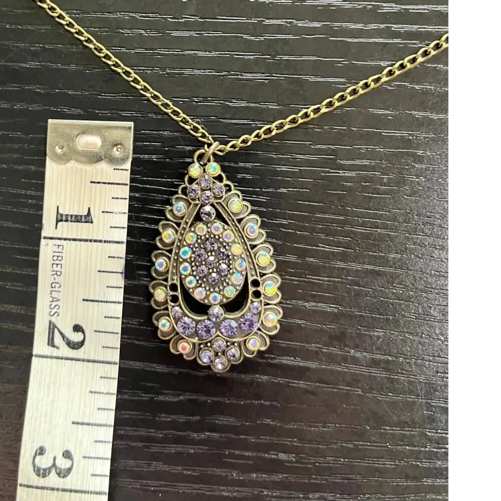 Handmade Cottagecore Vintage Americana Shabby Chic Layered Choker & Pendant